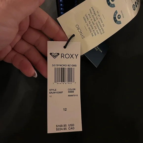NWT Roxy 3/2 wetsuit - Picture 4 of 6